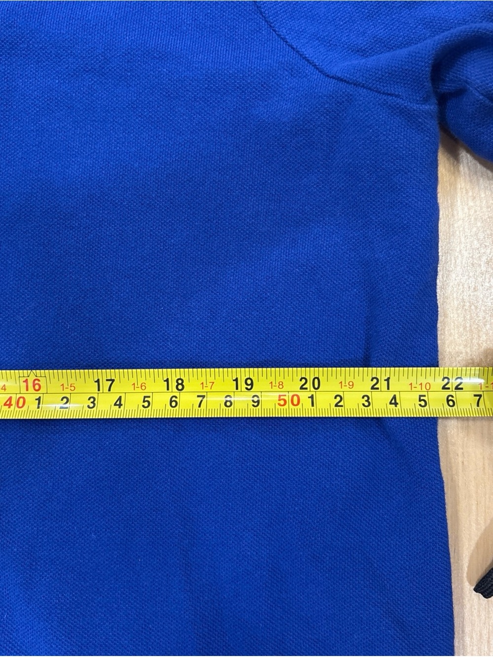 Polo Ralph Lauren Men's Royal Blue Custom Slim Fit Polo Shirt Size L - Picture 5 of 6